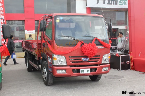 Karry Green Card C 110 hp 4X2(6 wheels) 3.9m Semi-Cab Chassis Cargo Truck Exterior (2) | 86Trucks