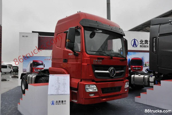 Beiben V3 Heavy Truck 340hp 6X2(8 wheels) LNG Tractor Truck Exterior (2) | 86Trucks