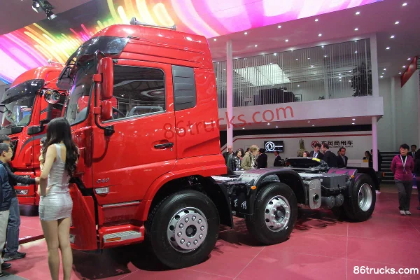 Dongfeng Commercial Vehicle Tianlong heavy truck 340 hp 6X2(8 wheels) tractor truck Exterior (2) | 86Trucks