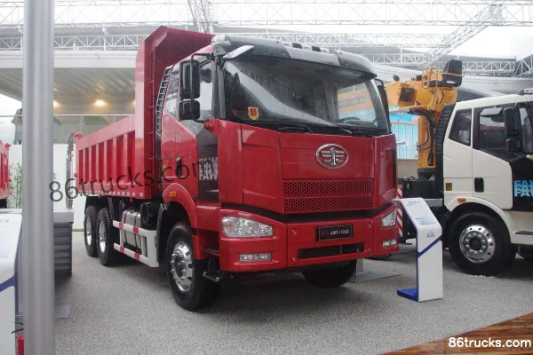 FAW Jiefang J6P Heavy Truck 2013 Model 350hp 6X4(10 wheels) 5.6m Dump Truck Exterior (2) | 86Trucks