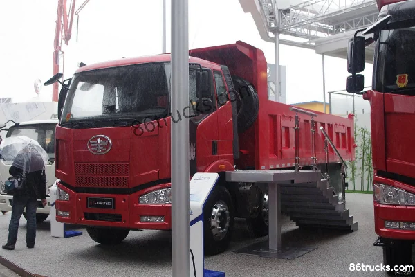 FAW Jiefang J6M camion lourd 280 ch 8X4(12 roues) camion benne 6,8 m Extérieur (3) | 86Trucks