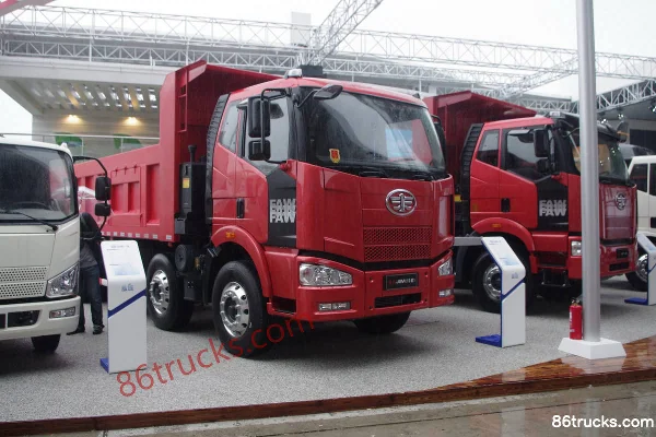 FAW Jiefang J6M camion lourd 280 ch 8X4(12 roues) camion benne 6,8 m Extérieur (2) | 86Trucks
