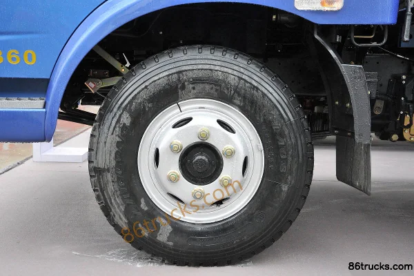Feidi D3 série 154 ch 4X2(6 roues) camion léger fourgon cabine demi-avancée 4,8 m Châssis (1) | 86Trucks