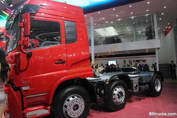 Dongfeng Commercial Vehicle Tianlong Heavy Truck 340 hp 6X2(8 wheels) Tractor Truck (Code D760) Exterior (3) | 86Trucks