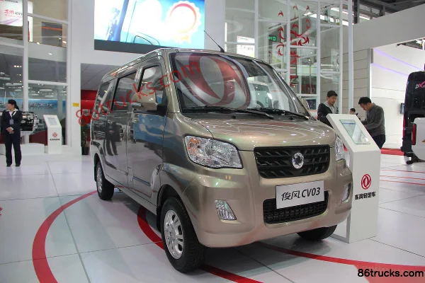 Dongfeng Junfeng CV03 70 ch 1.0L fourgonnette (couleur sable doré) Extérieur (2) | 86Trucks