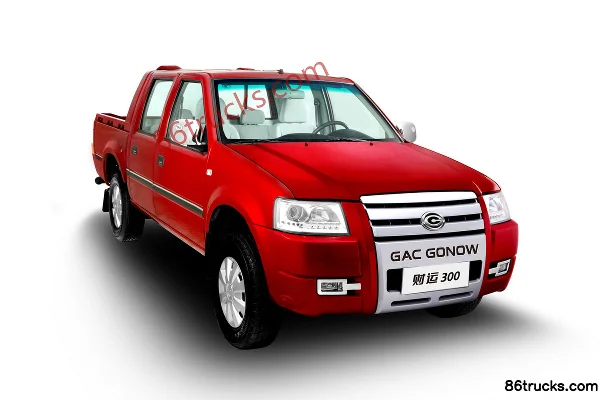 GAC Gonow Caiyun 300 Series Long Wheelbase 2.2L Gasoline Pickup Truck Exterior (2) | 86Trucks