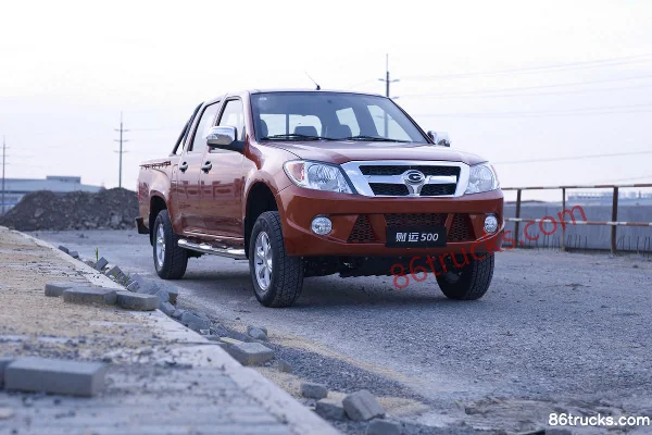 GAC Gonow Caiyun 500 Series Long Wheelbase 2.2L Gasoline Pickup Truck Exterior (2) | 86Trucks
