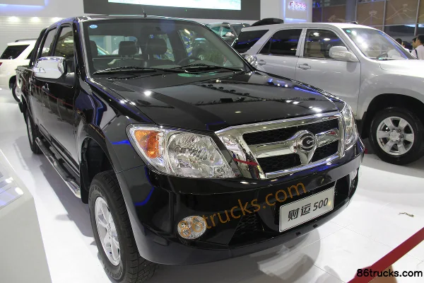 GAC Gonow Caiyun 500 Series Deluxe 2.5L Diesel Double Row Pickup Truck (China IV) Exterior (2) | 86Trucks