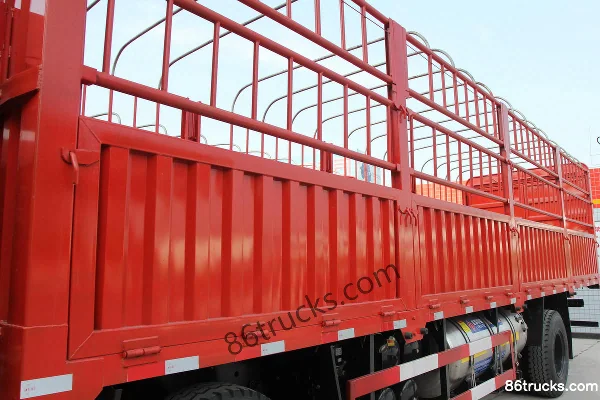 Dongfeng Longteng camion porteur 230 ch 6X2(8 roues) 9,6 m LNG à ridelles Carrosserie (3) | 86Trucks