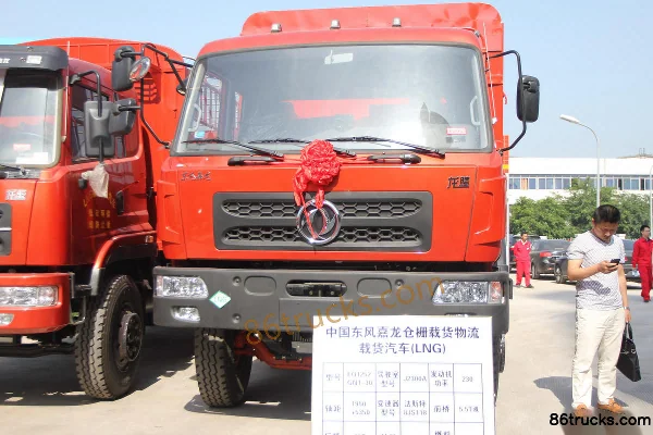 Dongfeng Longteng camion porteur 230 ch 6X2(8 roues) 9,6 m LNG à ridelles Extérieur (2) | 86Trucks