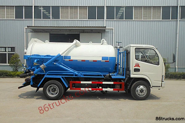 Dongfeng Furika 90 hp 4X2(6 wheels) Vacuum Truck (Hongyu Brand) Exterior (3) | 86Trucks