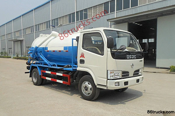 Dongfeng Furika 90 hp 4X2(6 wheels) Vacuum Truck (Hongyu Brand) Exterior (2) | 86Trucks