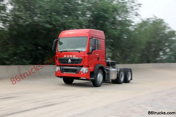 Sinotruk HOWO T5G 440hp 6X4(10 wheels) LNG Hazardous Material Tractor Truck (China VI) Exterior