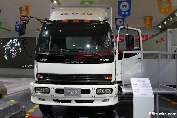 Qingling FVZ Heavy Truck 300hp 6X4(10 wheels) 9.3m Van Cargo Truck Exterior