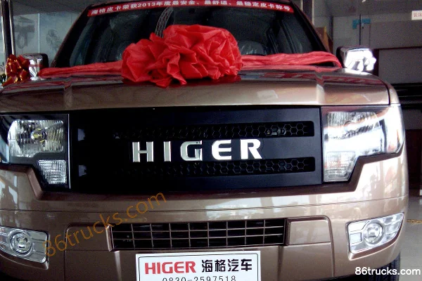 HIGER Longwei classique 2013 4x4(6 roues) 2.5L essence double cabine standard pick-up Extérieur (3) | 86Trucks