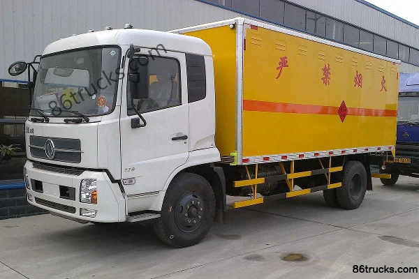 Dongfeng Commercial Vehicle Tianjin 180 hp 4X2(6 wheels) Explosive Material Transport Truck (Zhongchang Brand) Exterior (2) | 86Trucks