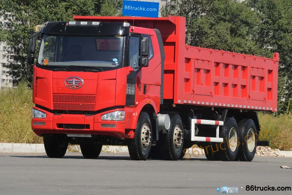 FAW Jiefang J6M camion lourd 280 ch 8X4(12 roues) camion benne 7,2 m (version légère) Extérieur (3) | 86Trucks