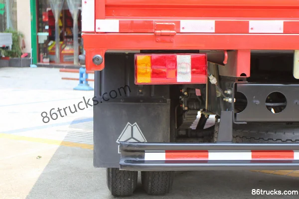 Sinotruk HOWO Tongshuai 141 ch 4X2(6 roues) 4,2 m porteur à ridelles cabine simple Châssis (3) | 86Trucks