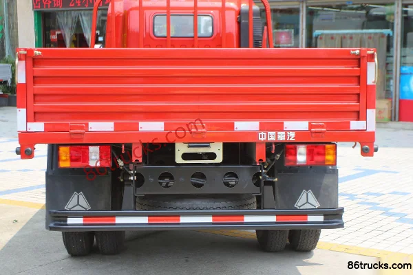 Sinotruk HOWO Tongshuai 141 ch 4X2(6 roues) 4,2 m porteur à ridelles cabine simple Carrosserie (2) | 86Trucks