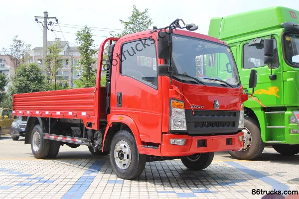 Sinotruk HOWO Tongshuai 141 ch 4X2(6 roues) 4,2 m porteur à ridelles cabine simple Extérieur (2) | 86Trucks