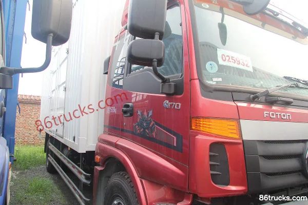 Foton Aumark 5 Series Medium Truck 170 hp 4X2(6 wheels) 7.75m Van Cargo Truck Exterior (3) | 86Trucks