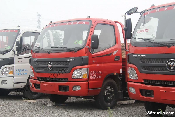 Foton Aumark 1 Series 131 hp 4X2(6 wheels) 3.8m crew cab flatbed light truck Exterior (3) | 86Trucks