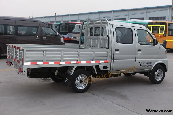 Ankai Shenqi 1.3L 99hp 4X2(6 wheels) Gasoline/CNG 2.3m Double Row Mini Truck Exterior (3) | 86Trucks