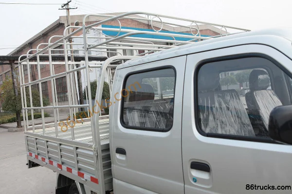 Ankai Shenqi 1.3L 99hp 4X2(6 wheels) Gasoline 2.3m Double Row Fence Mini Truck Body (3) | 86Trucks