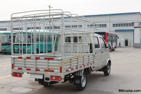 Ankai Shenqi 1.3L 99hp 4X2(6 wheels) Gasoline 2.3m Double Row Fence Mini Truck Body (1) | 86Trucks