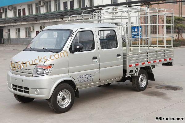 Ankai Shenqi 1.3L 99hp 4X2(6 wheels) Gasoline 2.3m Double Row Fence Mini Truck Exterior (3) | 86Trucks