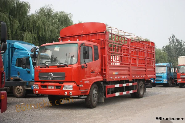 Dongfeng Commercial Vehicle Tianjin Medium Truck 140 ch 4X2(6 roues) 7.1m camion porteur à grille Extérieur (2) | 86Trucks