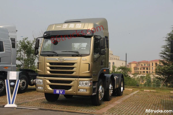 FAW Jiefang Qingdao HanV heavy truck 320hp 6X2(8 wheels) tractor truck (498 rear axle) Exterior (3) | 86Trucks