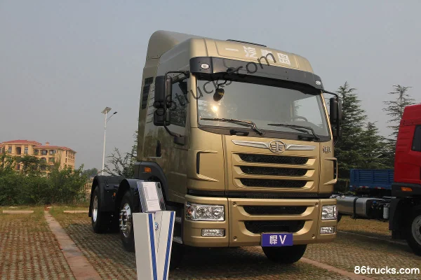 FAW Jiefang Qingdao HanV heavy truck 320hp 6X2(8 wheels) tractor truck (498 rear axle) Exterior (2) | 86Trucks