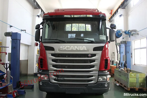 Scania série G camion lourd 440 ch 6X2R tracteur routier (modèle G440 Speed/Hilly) Extérieur (2) | 86Trucks
