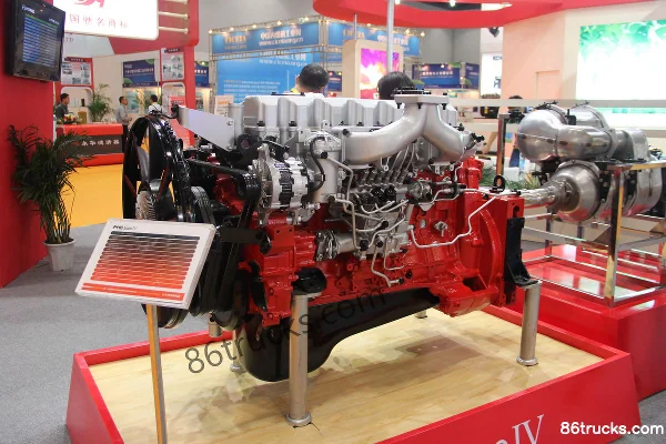 Shanghai Hino P11C-VK 350 hp 11L China IV Diesel Engine Exterior
