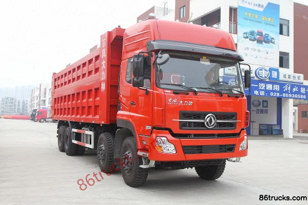 Dongfeng Commercial Vehicle Hercules Heavy Truck 350 hp 8X4(12 wheels) 7m Dump Truck Exterior (3) | 86Trucks