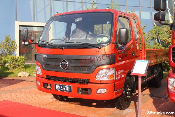 Foton Aumark 3 131hp 4X2(6 wheels) 3.8m semi-row flatbed light truck (Beijing V) Exterior (3) | 86Trucks