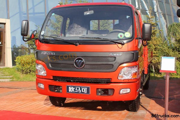 Foton Aumark 3 131hp 4X2(6 wheels) 3.8m semi-row flatbed light truck (Beijing V) Exterior (2) | 86Trucks