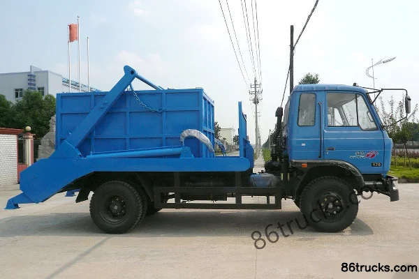 Dongfeng 145 series 170hp 4X2(6 wheels) swing arm garbage truck (Chufei brand) Exterior (3) | 86Trucks