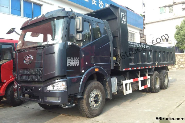 FAW Jiefang J6P heavy truck 370 hp 6X4(10 wheels) 6.6m dump truck Exterior (3) | 86Trucks