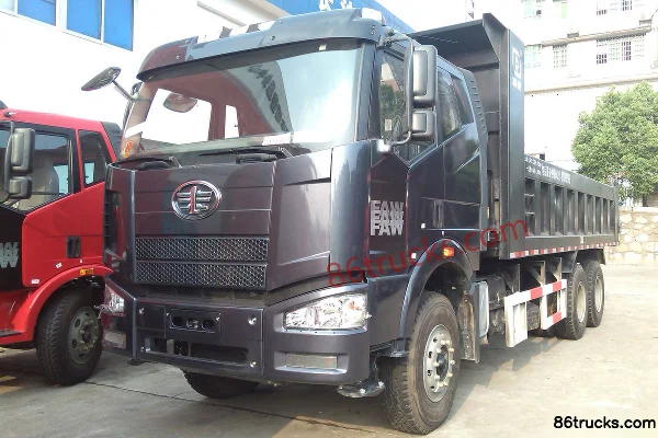 FAW Jiefang J6P heavy truck 370 hp 6X4(10 wheels) 6.6m dump truck Exterior (2) | 86Trucks