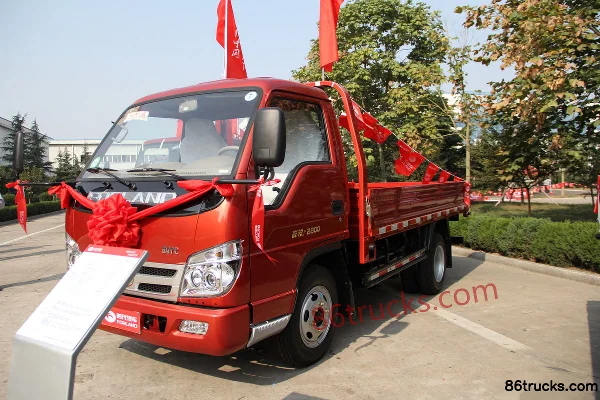 Foton Forland Xiaoka Star 5 95 hp 4X2(6 wheels) 3.7m single-row flatbed mini truck Exterior (2) | 86Trucks