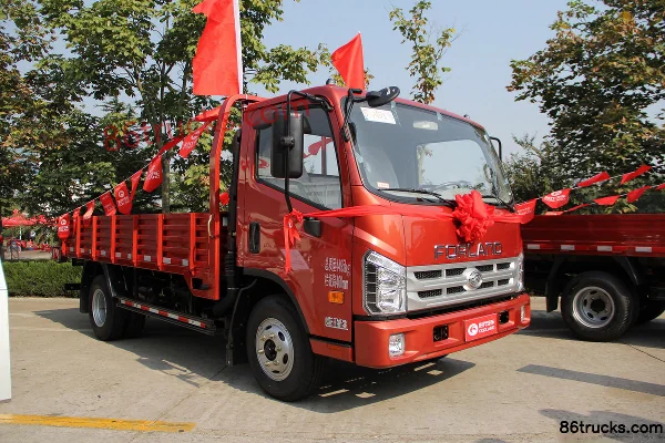 Foton Forland Kangrui H3 129 hp 4X2(6 wheels) 4.18 m single-row flatbed light truck Exterior (2) | 86Trucks