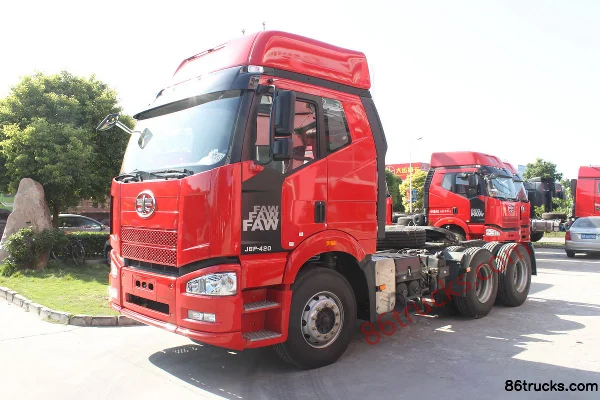 FAW Jiefang J6P Heavy Truck 2013 Model 420hp 6X4(10 wheels) Automatic Tractor Truck (AMT) Exterior (3) | 86Trucks
