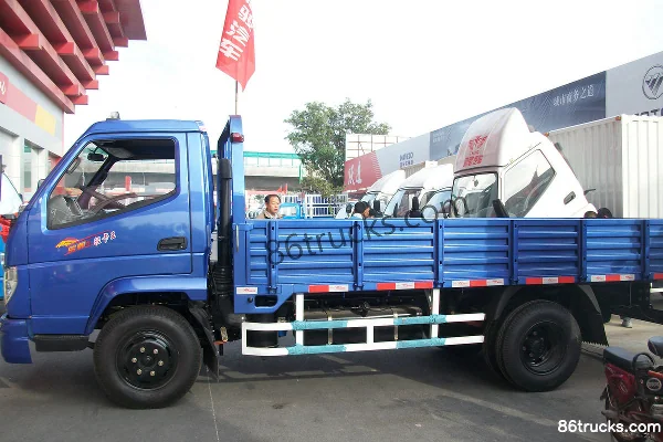 Tangjun Ouling Camion léger roi 124 ch 4X2(6 roues) plateau ridelles 4,23 m simple cabine Extérieur (3) | 86Trucks