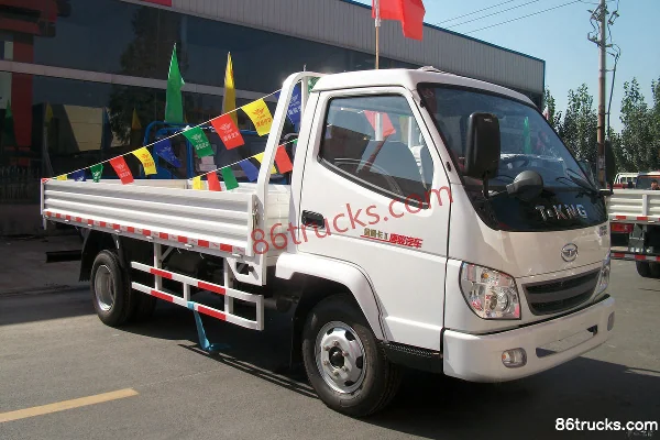 Tangjun Ouling Jinlika II 95hp 4X2(6 wheels) 4.23m Single Row Flatbed Light Truck Exterior (3) | 86Trucks