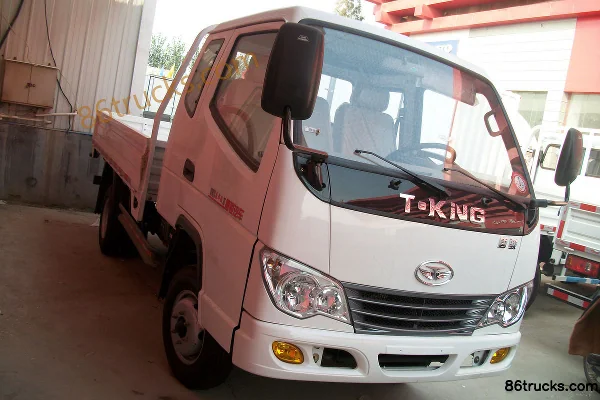 Tangjun Ouling Fuxing 81hp 4X2(6 wheels) 3.1m Extended Cab Flatbed Light Truck Exterior (3) | 86Trucks
