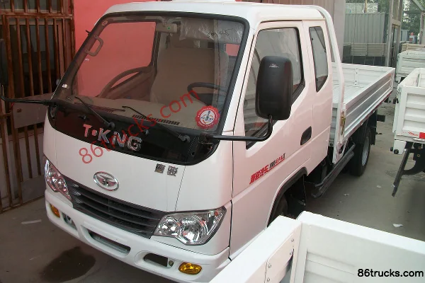 Tangjun Ouling Fuxing 81hp 4X2(6 wheels) 3.1m Extended Cab Flatbed Light Truck Exterior (2) | 86Trucks