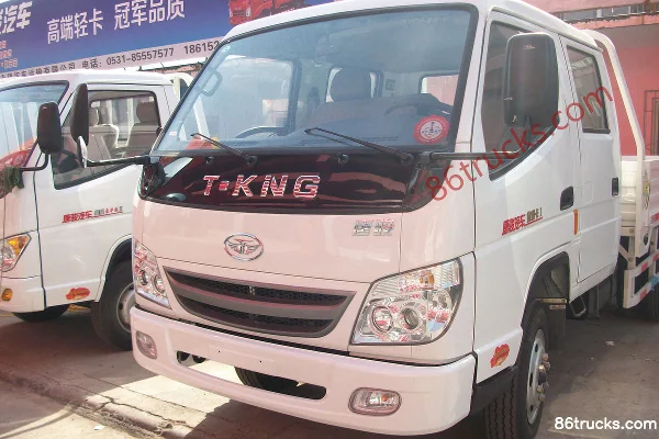 Tangjun Ouling Jinlika 95 hp 4X2(6 wheels) 3.3m double-row flatbed light truck Exterior (3) | 86Trucks