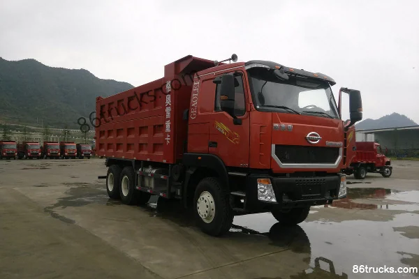 Shijun Gelaole Heavy Truck 300 hp 6X4(10 wheels) 5.8m Dump Truck Exterior (2) | 86Trucks